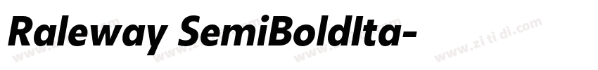 Raleway SemiBoldIta字体转换 Raleway SemiBoldIta字体转换